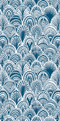 Store intérieur Motif bleu