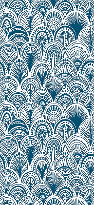 Store intérieur Motif bleu