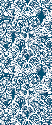 Store intérieur Motif bleu