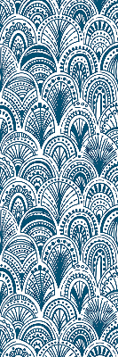 Store intérieur Motif bleu