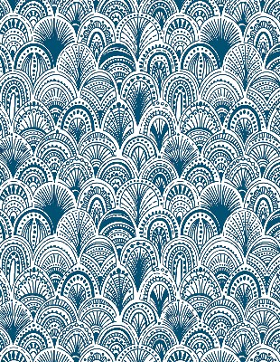 Store intérieur Motif bleu