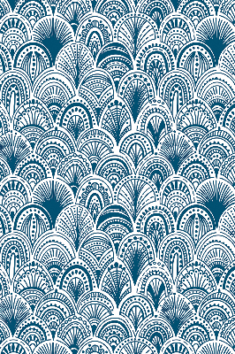 Store intérieur Motif bleu