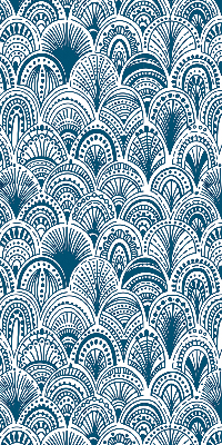 Store intérieur Motif bleu