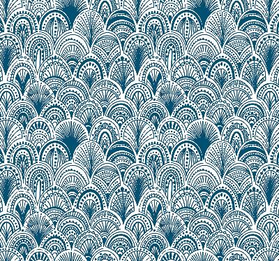 Store intérieur Motif bleu