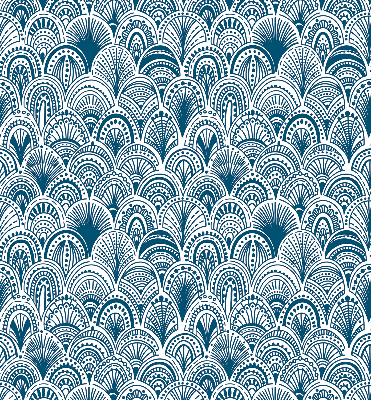 Store intérieur Motif bleu