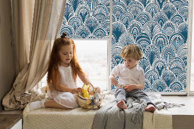 Store intérieur Motif bleu