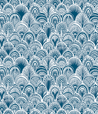 Store intérieur Motif bleu