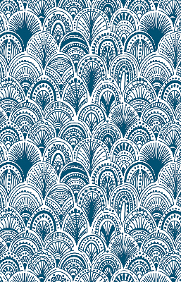 Store intérieur Motif bleu