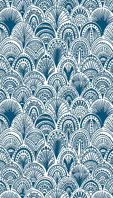 Store intérieur Motif bleu