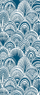 Store intérieur Motif bleu