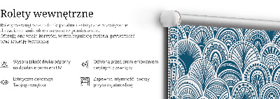 Store intérieur Motif bleu