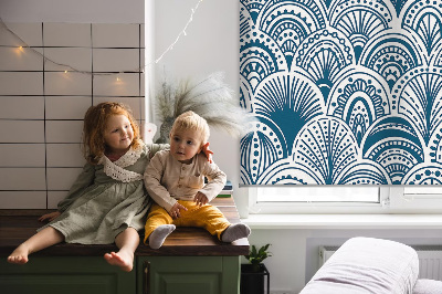 Store intérieur Motif bleu