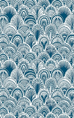 Store intérieur Motif bleu