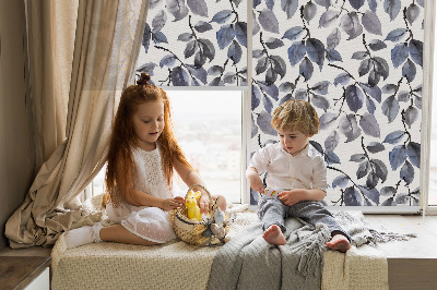 Store intérieur Feuilles sombres