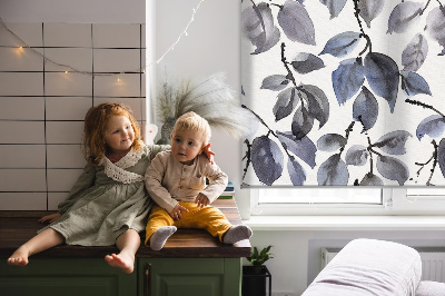 Store intérieur Feuilles sombres