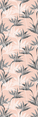 Store intérieur Fleurs grises