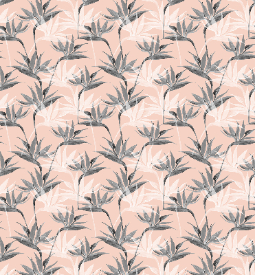 Store intérieur Fleurs grises