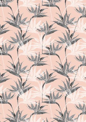 Store intérieur Fleurs grises