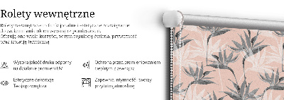 Store intérieur Fleurs grises