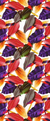 Store enrouleur Feuilles colorées