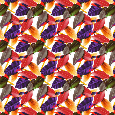 Store enrouleur Feuilles colorées