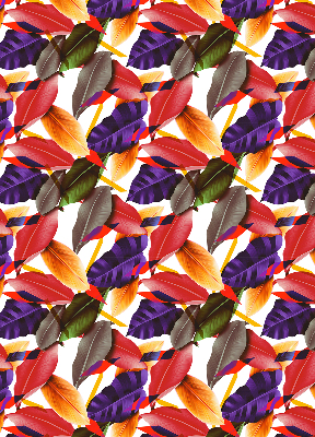 Store enrouleur Feuilles colorées