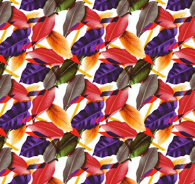 Store enrouleur Feuilles colorées