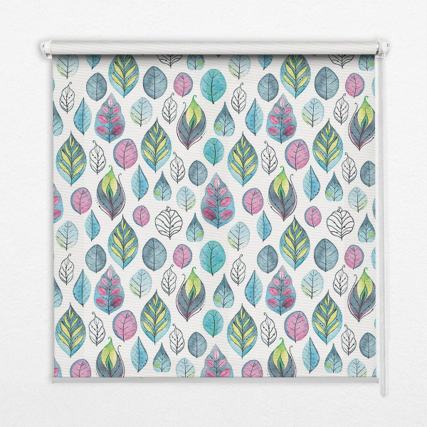 Store intérieur Feuilles colorées