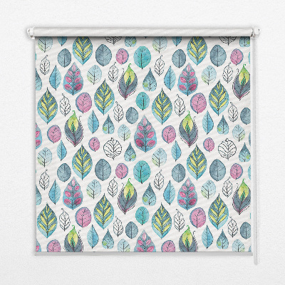 Store intérieur Feuilles colorées