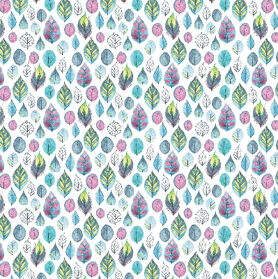 Store intérieur Feuilles colorées