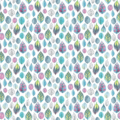 Store intérieur Feuilles colorées