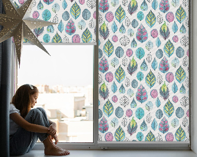 Store intérieur Feuilles colorées