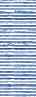 Store intérieur Rayures bleues peintes