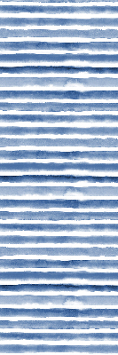 Store intérieur Rayures bleues peintes