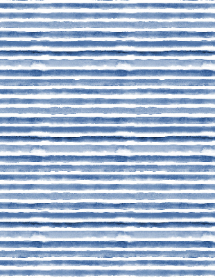 Store intérieur Rayures bleues peintes