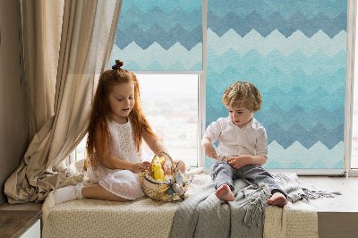 Store enrouleur Montagnes peintes