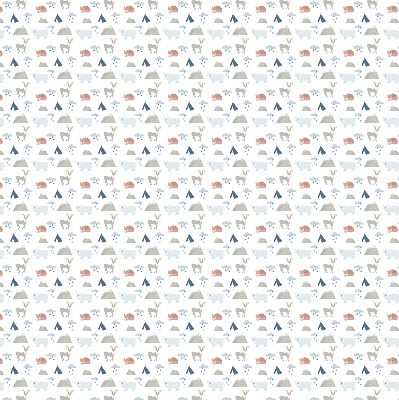 Store intérieur Les montagnes pleuvent les animaux