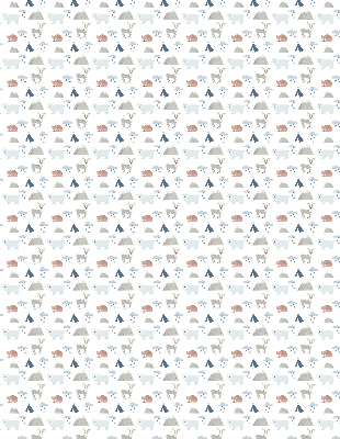 Store intérieur Les montagnes pleuvent les animaux