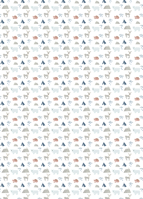 Store intérieur Les montagnes pleuvent les animaux