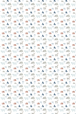 Store intérieur Les montagnes pleuvent les animaux