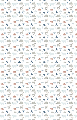 Store intérieur Les montagnes pleuvent les animaux