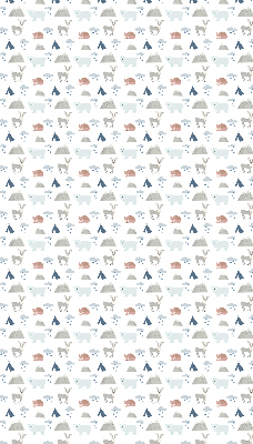 Store intérieur Les montagnes pleuvent les animaux