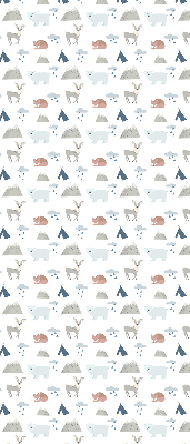 Store intérieur Les montagnes pleuvent les animaux