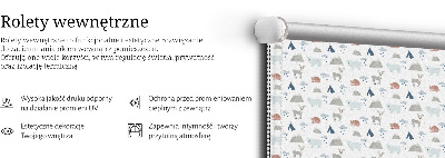 Store intérieur Les montagnes pleuvent les animaux