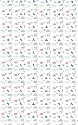 Store intérieur Les montagnes pleuvent les animaux