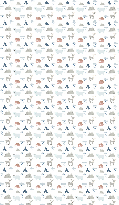 Store intérieur Les montagnes pleuvent les animaux