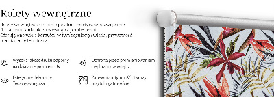 Store intérieur Feuilles exotiques