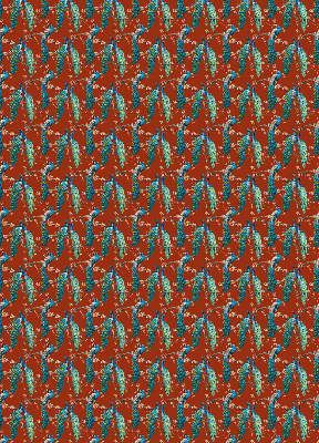 Store enrouleur Des paons sur les branches