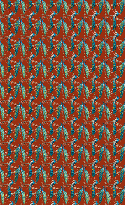 Store enrouleur Des paons sur les branches