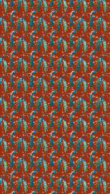 Store enrouleur Des paons sur les branches